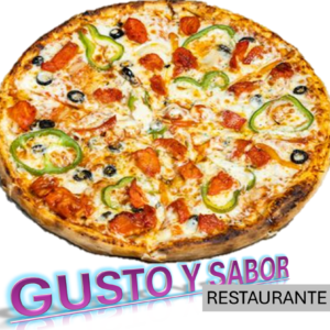 PIZZA CHIKEN TIKKA ( MEDIANA 6,99€)(FAMILIAR 9,99€)