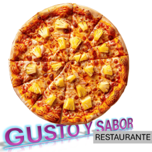 PIZZA HAWAIANA (MEDIANA 6,99€) (FAMILIAR 9,99)